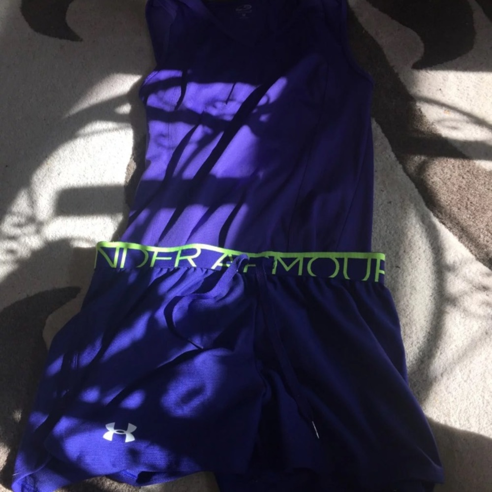 Under armor track suit